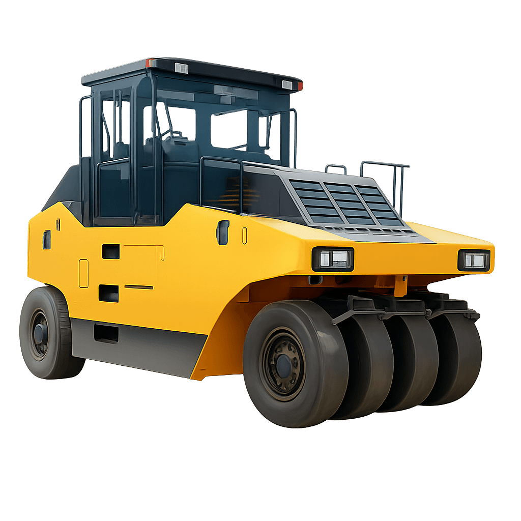 Vibrocompactador de ruedas neumatica